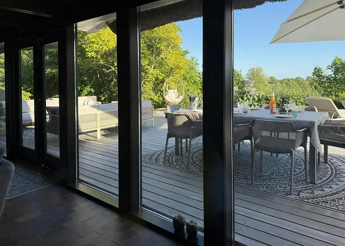 Traditional Timber House In Mols Bjerge With View אבלטופט